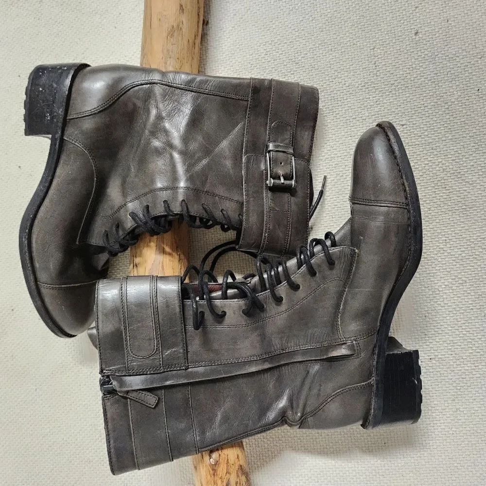 Cole haan lug bottom granny boots Joey short boot